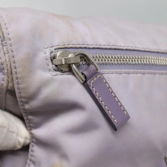 PRADA Shoulder Bag Nylon Purple Silver Auth ti3319 - Picture 13 of 16